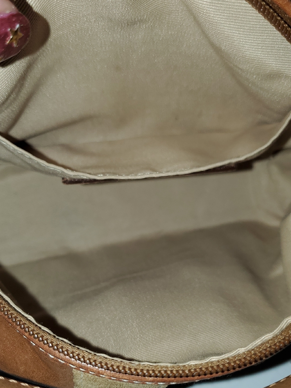 RARE Coach Brown Leather Small Handbag/Cosmetic Bag🤎 - Picture 14 of 16